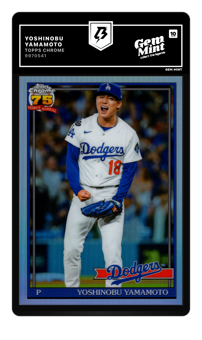 Yoshinobu Yamamoto graded 10